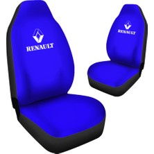 Antwax Renault Baskılı Oto Koltuk Kılıfı Pro - Mavi