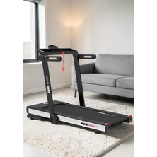 Voit Mega Fit Otomatik Eğimli 50X125 cm Geniş Bant Koşu Bandı 16KM Hız Bluetooth Uygulama Kurulum Gerektirmez
