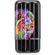 Lubinski Dijital Lion Carbonfiber Puro Kılıfı Siyah 3lü (60RING) LB-527