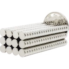 Hdg Neodyum Mıknatıs D6 x 3 mm - 100'lü - Yuvarlak Neodyum Deney ve Magnet Mıknatısı