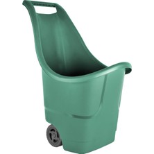 Peronline Serinova Bahçe Arabası 50 Lt Yeşil Renkli Uzun Süre Kullanıma Uygun 84 x 19 cm Boyut