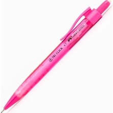 Faber-Castell Tri Click Pembe Versatil Kalem 0.7 mm Renkli ve Şık Tasarım