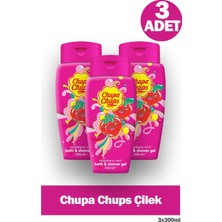 Chupa Chups Çilek Duş Jeli 300 ml 3 Adet