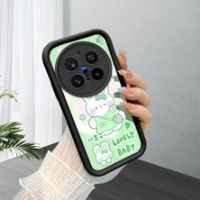 HONTINGA Vivo X200 Pro ile Uyumlu Kılıf Kamera Koruyucu Basitlik Anti Düşme Kamera Korumalı Şirin Kedi Doraemon Siyah Desen Yumuşak Silikon Couple Telefon Kılıfı Kadın ve Erkek Için Uygundur K2-0679