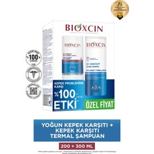 Bioxcin Aqua Thermal Kepek Karşıtı Şampuan 300 Ml + 200 Ml Kofre Tüm Saçlar İçin Etkili Bakım