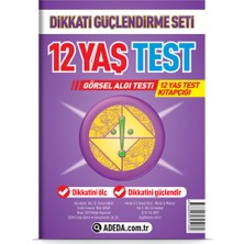 Adeda Yayıncılık Adeda DGS 12 Yaş Görsel Algı Testi Komisyon Yazarlı Dikkat & Zeka Geliştirme Kitabı 9 - 12 Yaş