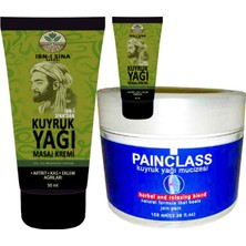 Lidyada Ibn-I Sina Kuyruk Yağı Teskin Kremi Kas Sırt Bel El Ayak Kullanım 2 Adet 50 ml + 1 Adet 100 ml Painclass Dindirici Krem