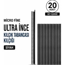 Albertos Türban Gelinlik Kuaför Tasarım Kılçık Tabancası Siyah Ultra Ince Kılçık 20 Adet