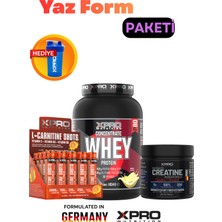 Xpro Nutrition Whey Muz 1024GR + Creatıne 250GR + L-Carnıtıne Shots