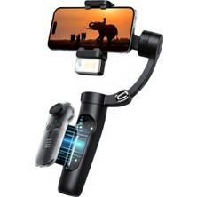 Mini More M3 Alpro Telefon Gimbal Stabilizatör 3-Eksenli, Aı Akıllı Takip Özellikli Sabitleyici