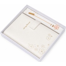 Victoria's Journals Kutulu 13X18 96 Yaprak Kitap Ayraçlı Çizgili Defter Ivory Kağıt 80 gr