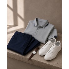 Advante ADV-5012 Polo Yaka Tişört/gri/m