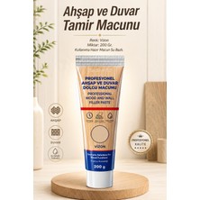 Nzb Ahşap Parke Duvar Tamir Macunu 200 gr Vizon Renk Mobilya Dolgu Çatlak Giderici Kullanıma Hazır