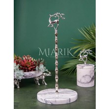 Miarik Design Dekoratif Mermer Boynuzlu Peçetelik Havluluk