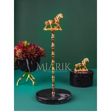 Miarik Design Mermer At Peçetelik Havluluk Kağıt Havluluk (Gold)