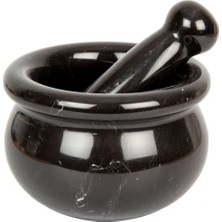 Miarik Design Siyah Mermer Havan