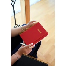Mcreative Victoria's Journals A5 Spiralli Süresiz Planlayıcı Ajanda,lastikli 112YAPRAK Çizgili