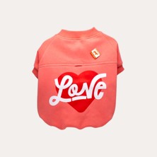 Asky&Erd Love Sweatshirt | Coral Rose
