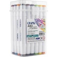 Onas Art Çift Taraflı Marker Çantalı ZW-7001-36'LI