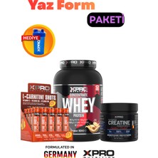 Xpro Nutrition Whey Bisküvi 1024GR + Creatıne 250GR + L-Carnıtıne Shots