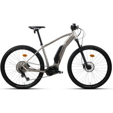 Carraro Kifuka E7 29" 1X12-V Hd Elektrikli Dağ Bisikleti - Nikel Gri-Kahverengi-Siyah -47 cm