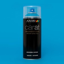 Motip Carat Dekoratif Sprey Boya 400ML Gök Mavisi Parlak Renk Ral 5015
