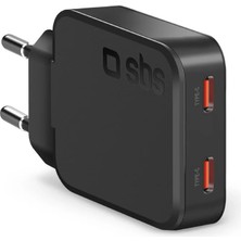 Sbs Çift Çıkışlı 65W Usb-C Ultra Ince Şarj Cihazı