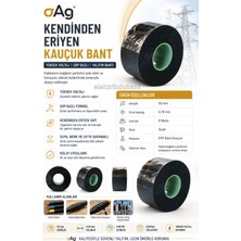 Oag Eriyen Bant 50X0.76MM 8mt (Geniş) Kablo Izalasyonu Için Kendiliğinden Eriyen Bant