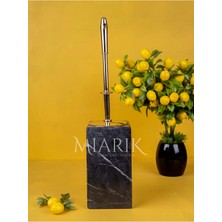 Miarik Design Dekoratif Mermer Kare Tuvalet Fırçası Wc Fırçası