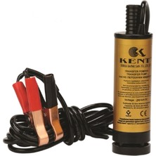 Kent 24 Volt Dalgıç Pompa 42 mm Küçük Damacana Tip Mazot Su Sıvı Aktarma Pompası
