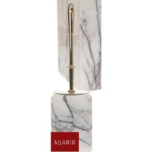 Miarik Design Dekoratif Mermer Kare Tuvalet Fırçası Wc Fırçası