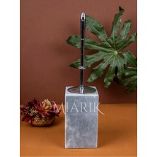 Miarik Design Dekoratif Mermer Kare Tuvalet Fırçası Wc Fırçası