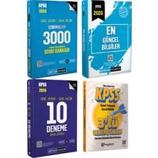Pegem Akademi Yayıncılık 2026 Kpss Tüm Adaylar Için 3000 Tamamı Video Çözümlü Soru Bankası-10 DENEME-2026 En Güncel Bilgiler
