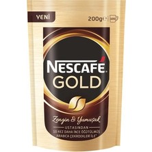 Nescafe Gold Yumuşak Lezzetli Öğütülmüş Kahve 200 gr