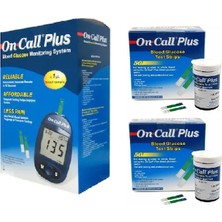 On Call Plus Ölçüm Cihazı + 2kutu (100 Ölçüm) Ölçüm Stribi