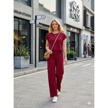 Asel Kadın Yarasa Kol Yumuşak Tuşeli Likralı Penye Takım