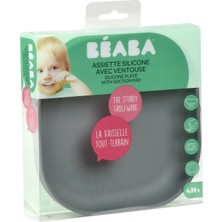 Beaba Vakumlu Silikon Tabak, Mineral Grey
