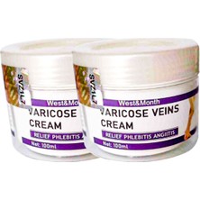 Lidyada West & Month Varicose Vein Defense Cream 100 ml x 2 Adet