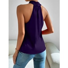 Alyn Wear Kadın Omuzlarda Açık Boyundan Çapraz Geçme Detaylı Sandy Bluz