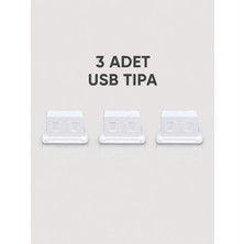 Emre Bilişim USB Toz Koruma Tıpası, Kullanılmayan USB Portlarını Toz ve Kir Birikimine Karşı Korur.3 Adet