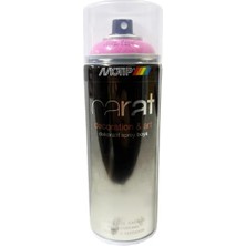 Motip Carat Dekoratif Sprey Boya 400ML Koyu Pembe Parlak Renk Ral 4003