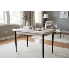 Efe Mobilya T-6035 Traverten  Mdf Sabit   70X120 Mutfak Masası