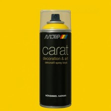 Motip Carat Dekoratif Sprey Boya 400ML Sarı Parlak Renk Ral 1018
