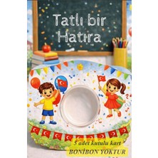 Emtory Home 5 Adet | Şeker Kutusu |bayram Hediyesi - 23 Nisan Hediye - Okula Hoşgeldin Hediye Kutusu