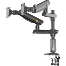 Nb Ergonomic North Bayou D9C 27-50 Inch Çift Kol 2-20 kg Vesa Uyumlu Profesyonel Monitör Standı