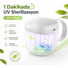 Agu Baby Emzik Sterilizatörü Agu Fay Sağlıklı Beslenme İçin Beyaz Renkli Biberon Aksesuarı