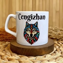 Loren Gift Göktürk Kurdu - Kişiye Özel Isimli Lüks Kupa