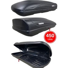Tempoform Araç Üstü Port Bagaj – 450 Lt Mat Siyah