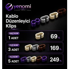 Yenomi Kablo Düzenleyici Klips Tekli Alım