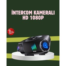 Q28 Full Hd Kameralı Motosiklet Kask Kulaklığı – 45 Saat Müzik Ipx6 Su Geçirmez